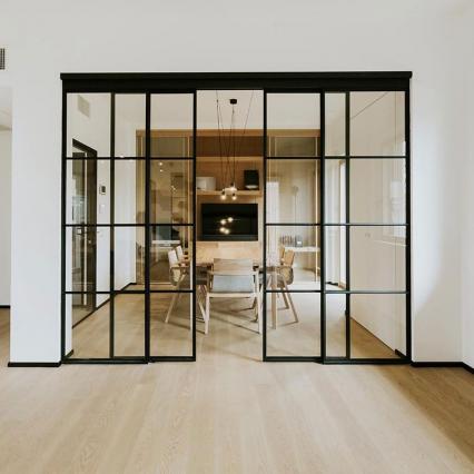 Loft Tarzı Sürgülü Cam Bölme Projelerimiz